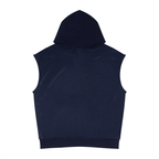 Unisex Artificial Athletics Mesh Sleeveless Hoodie