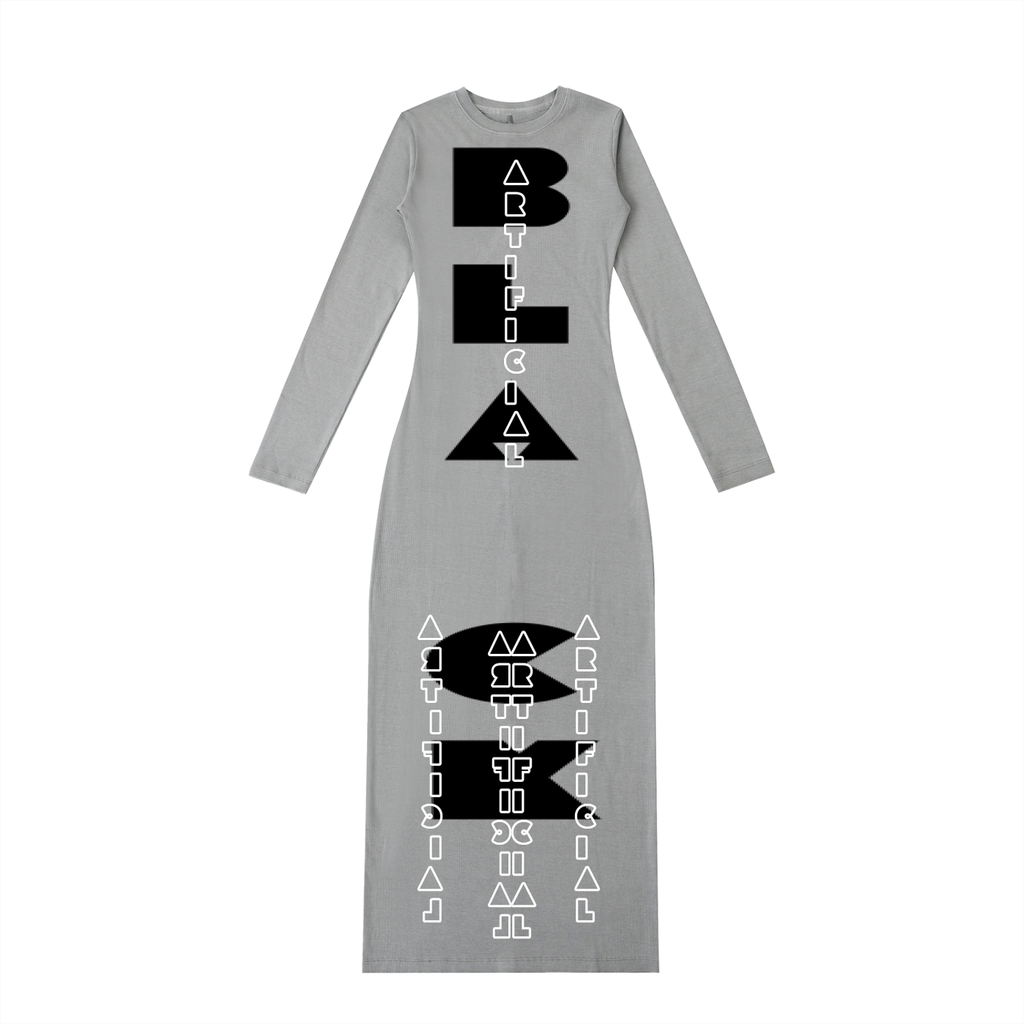 Dyed Washed Slit Maxi Dress