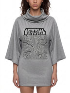 Women’s Turtleneck Batwing T-Shirt