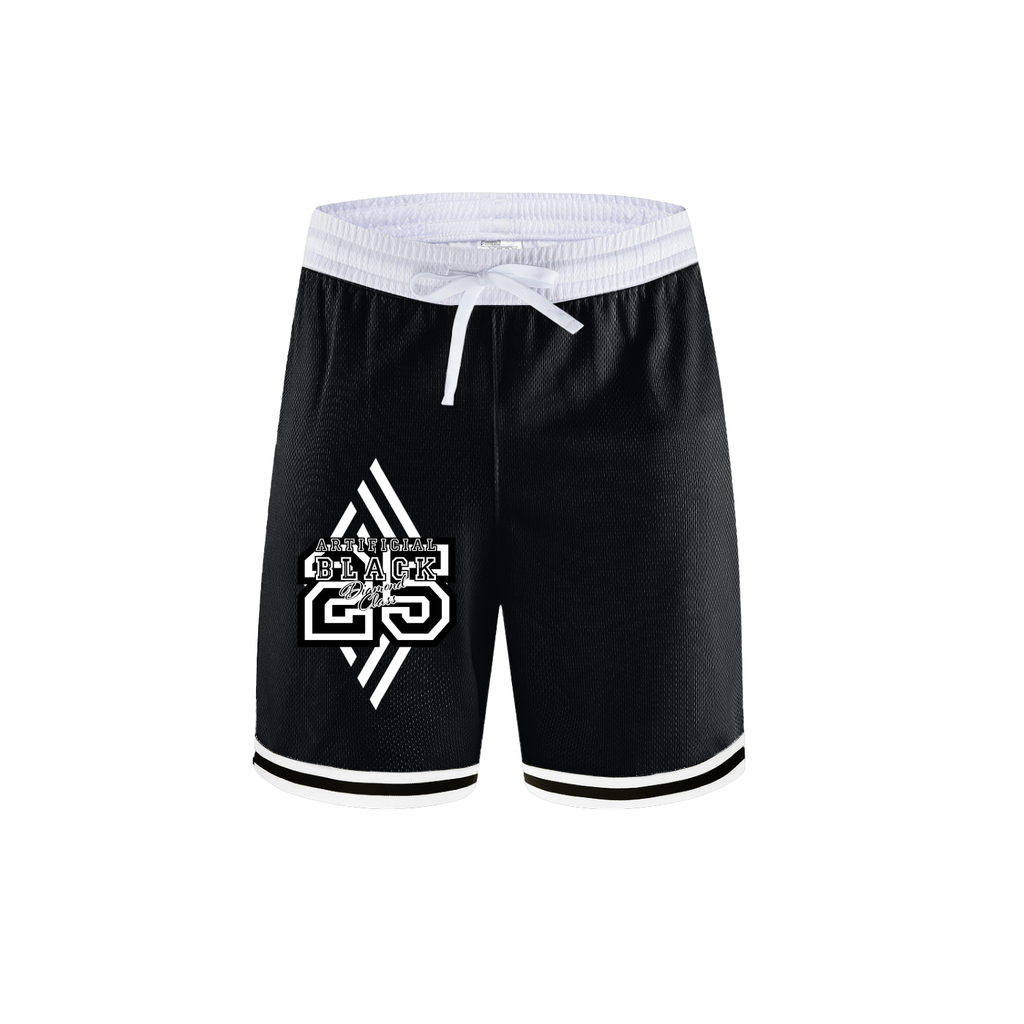 Classic Stripe Trim Basketball Shorts