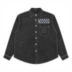 Unisex Vintage Wash Denim Shirt - ZERO DROP SUPPLY CO.