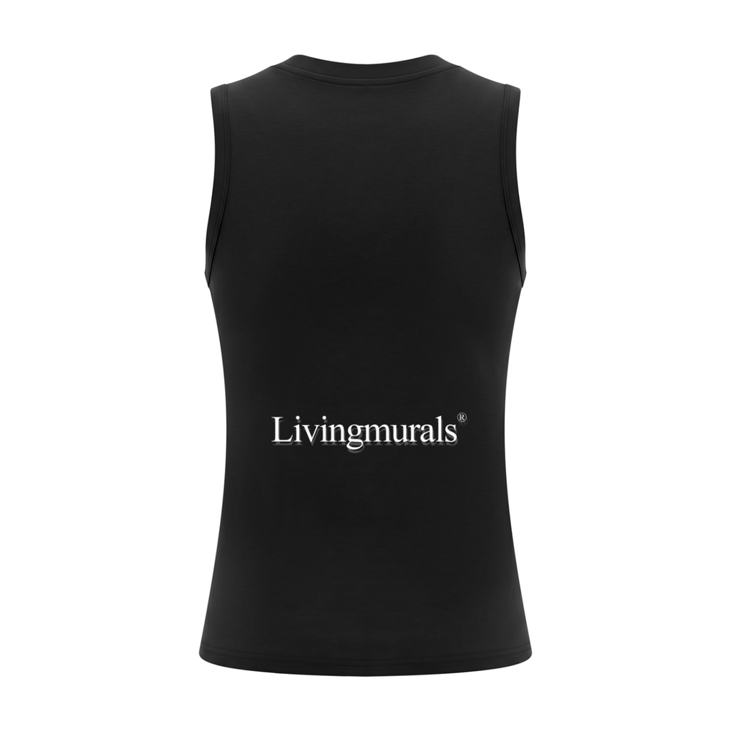 Livingmurals X Artificial.Black Slim Tank Top
