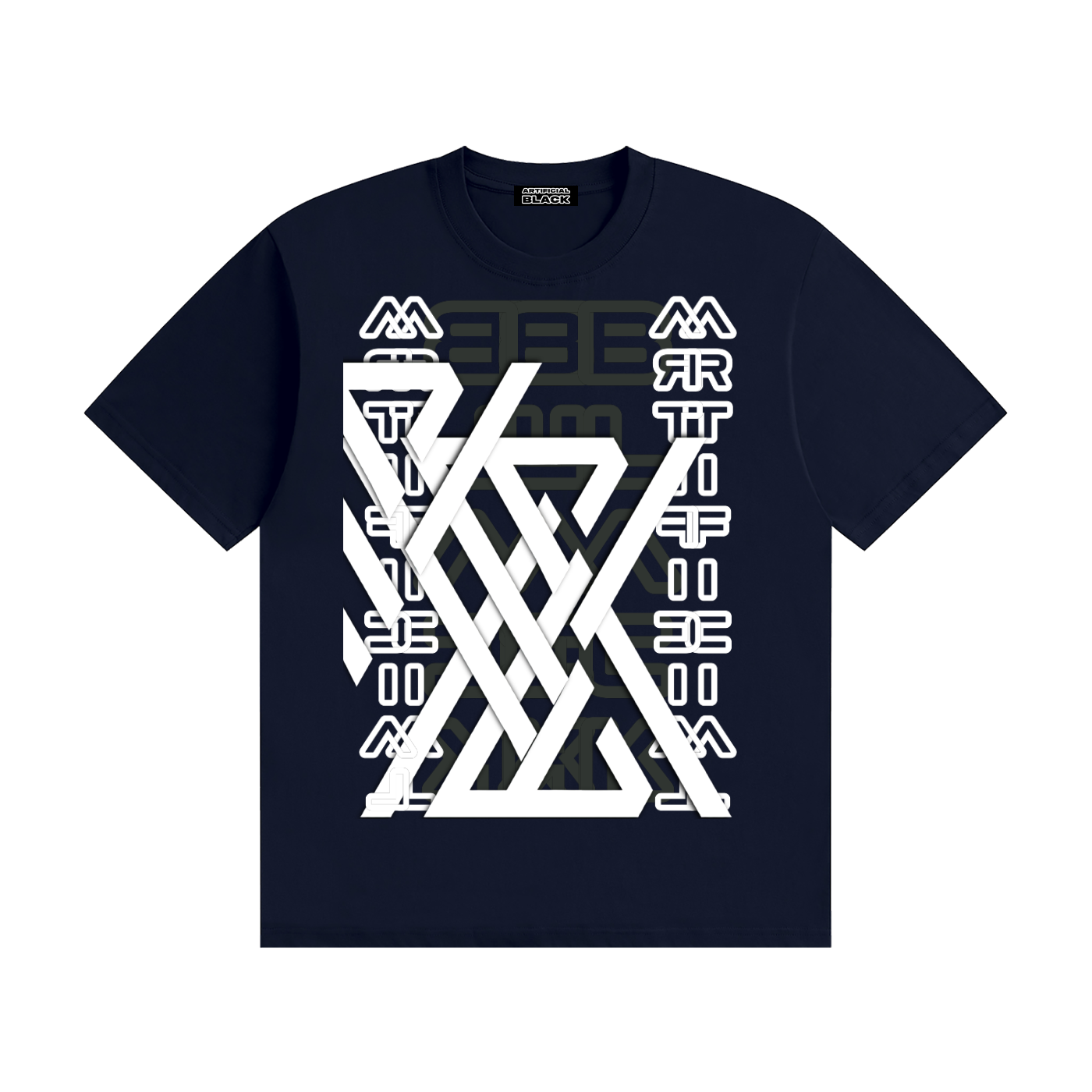 Abstract A.B. Cotton T-Shirt