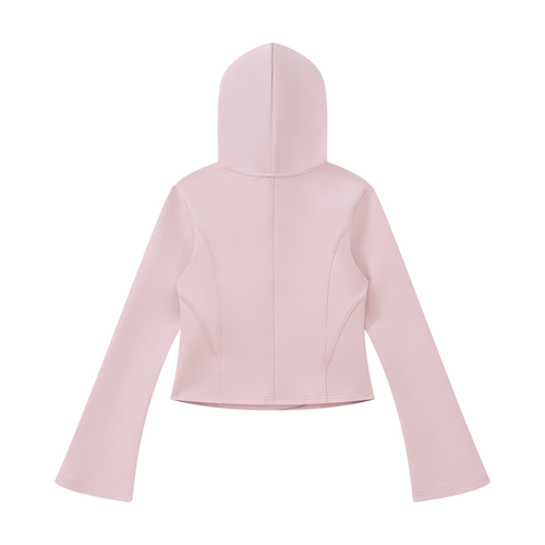 Women's Bell Sleeve Full Zip Hoodie