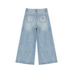 Women's Future Retro Distressed Wide Leg Jeans