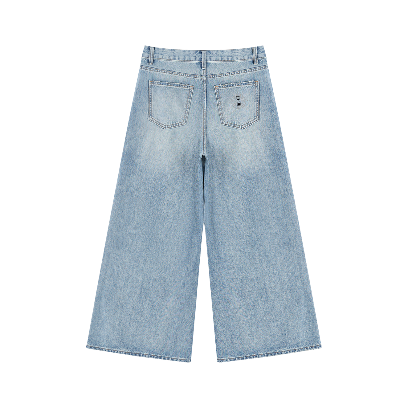 Women's Future Retro Distressed Wide Leg Jeans