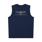 Men’s Livingmurals X Artificial.Black Oversized Cotton Tank