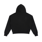 Unisex Boxy Fleece Piping Full Zip Hoodie