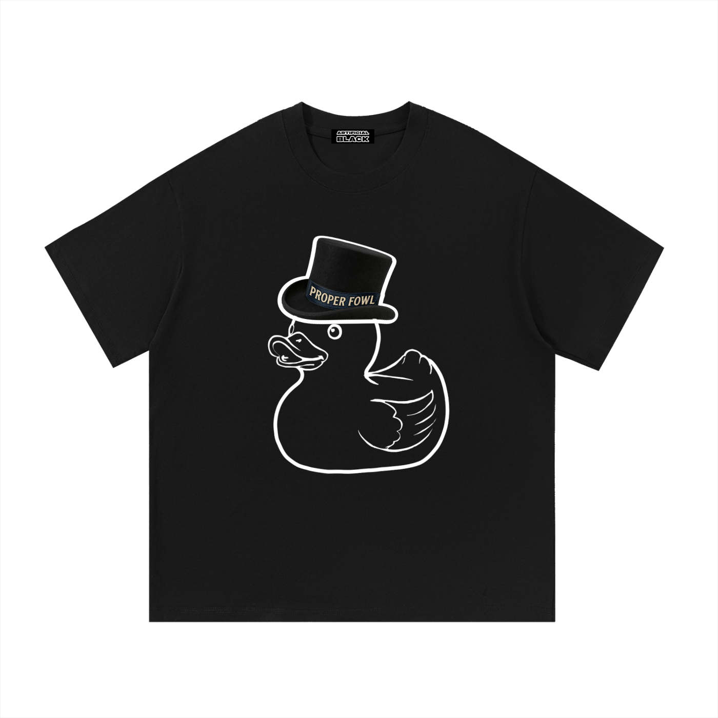 Proper Fowl Rubber Ducky In A Top Hat T