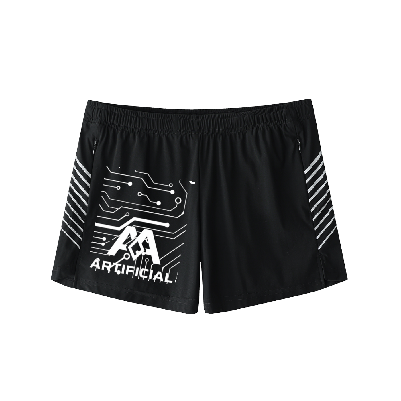 Men's Side-Stripe Artificial Athletics Performance Shorts