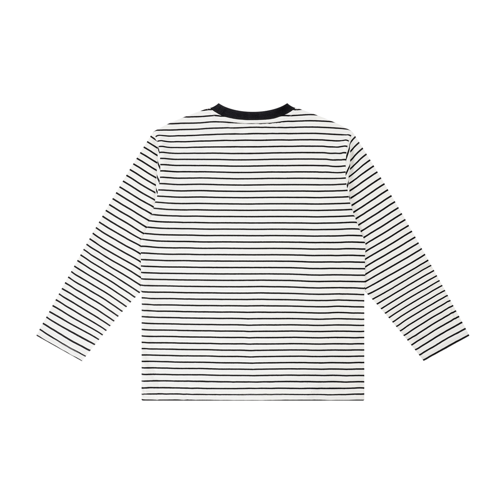 Kid's Striped File Not Found Long Sleeve T