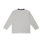 Kid's Striped File Not Found Long Sleeve T