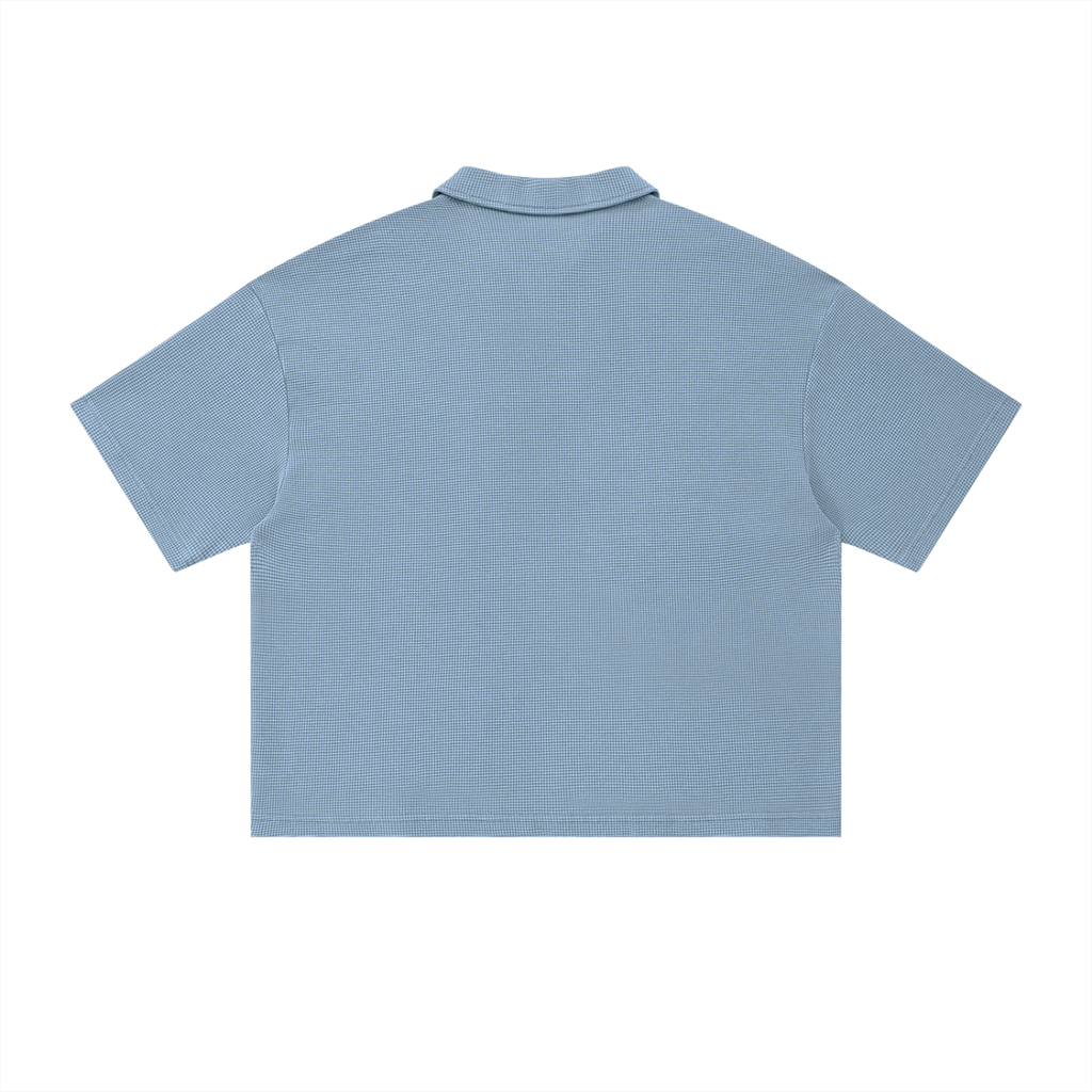 Unisex Veridion University Vintage Wash Waffle Polo