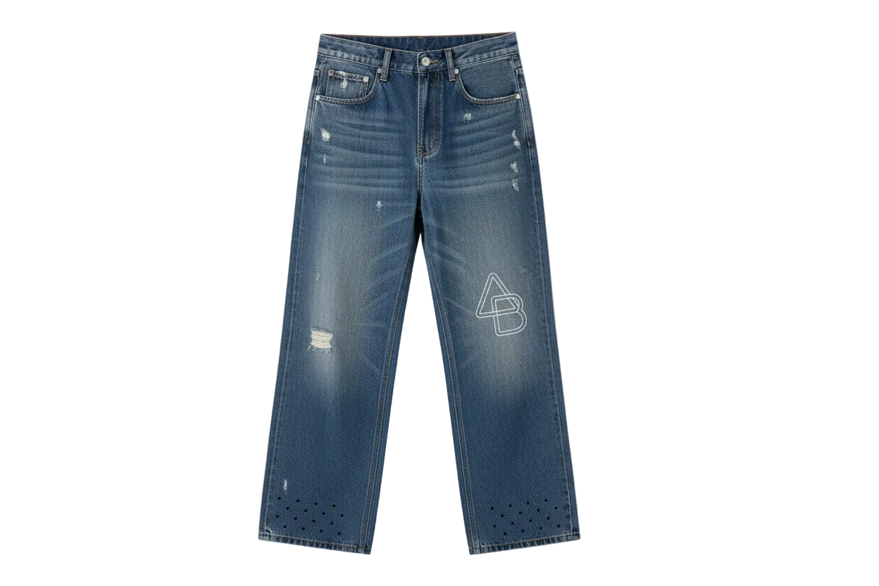 A.B. Vintage Wash Baggy Jeans