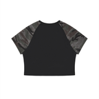 Women’s D.S.T.F. Camo Raglan Crop T-Shirt