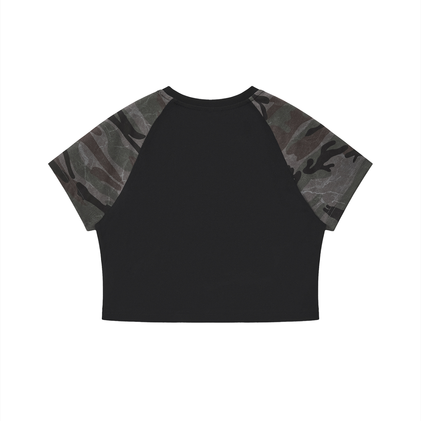Women’s D.S.T.F. Camo Raglan Crop T-Shirt