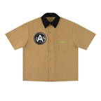 Unisex Color Block Short Sleeve Shirt