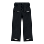 Men's Vintage Wash Wide Leg Denim Jeans - ZERO DROP SUPPLY CO.