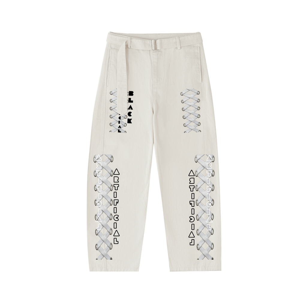 Belted Barreled & Strapped Chino