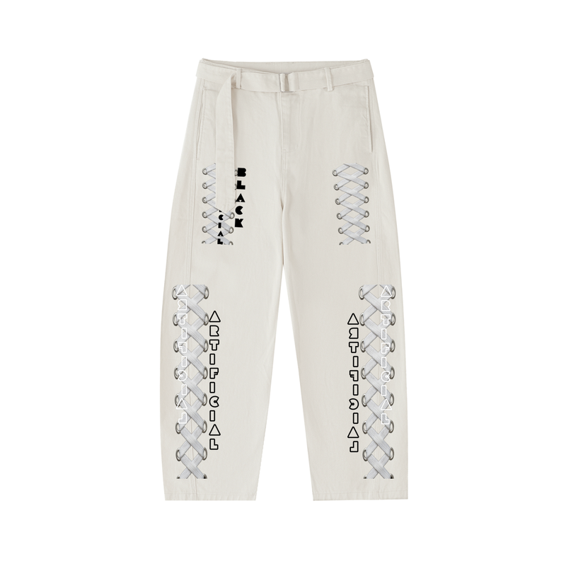 Belted Barreled & Strapped Chino