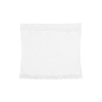 Women's Cropped Paneled Tube Top Diamonds and Lace