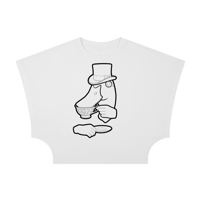 Women's Cropped Dolman T-Shirt