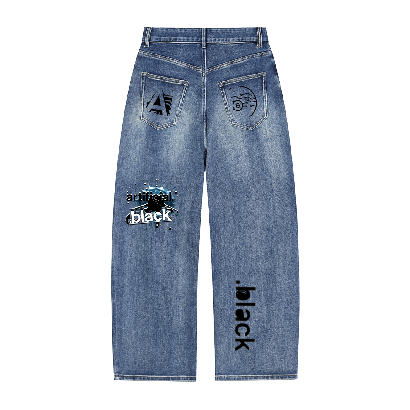 Neon Shadows of Veridion Official Jeans