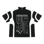 Universal Black And White  V-Neck T-Shirt