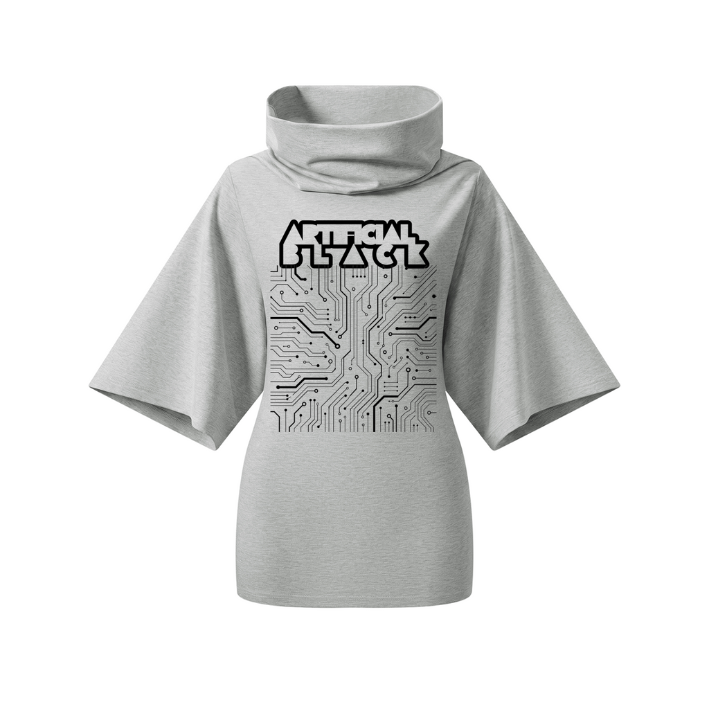 Women’s Turtleneck Batwing T-Shirt