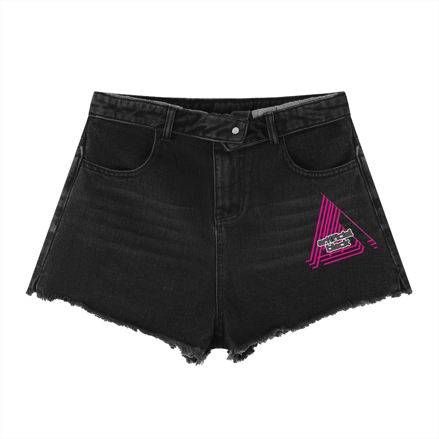 Women’s Vintage Wash High Rise Denim Shorts