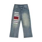 Men’s Livingmurals  Remix'd Vintage Wash  Wide Leg Jeans