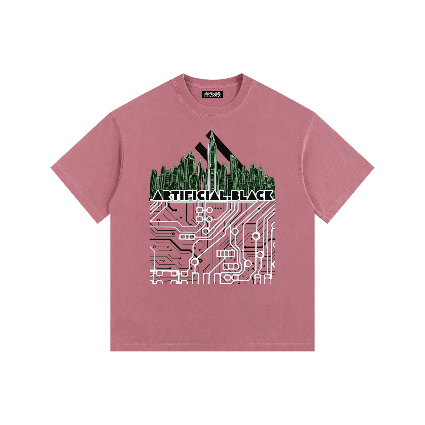 Future Vintage Digital Cities Oversized Cotton T