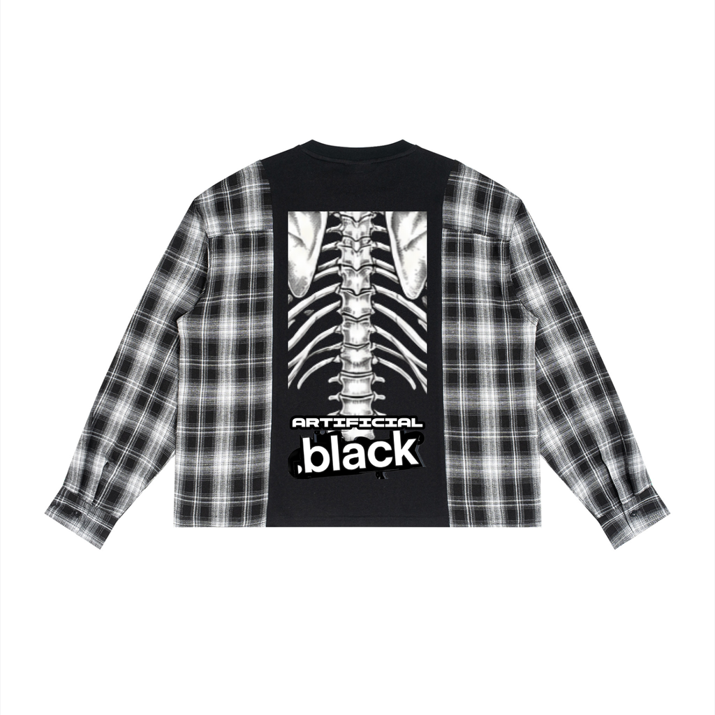 XRay Vision Plaid Long Sleeve T-Shirt