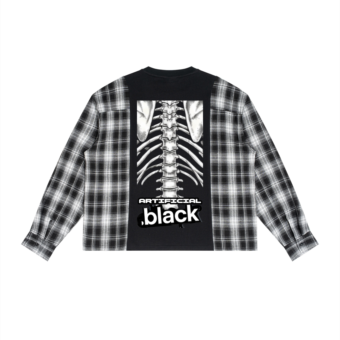XRay Vision Plaid Long Sleeve T-Shirt