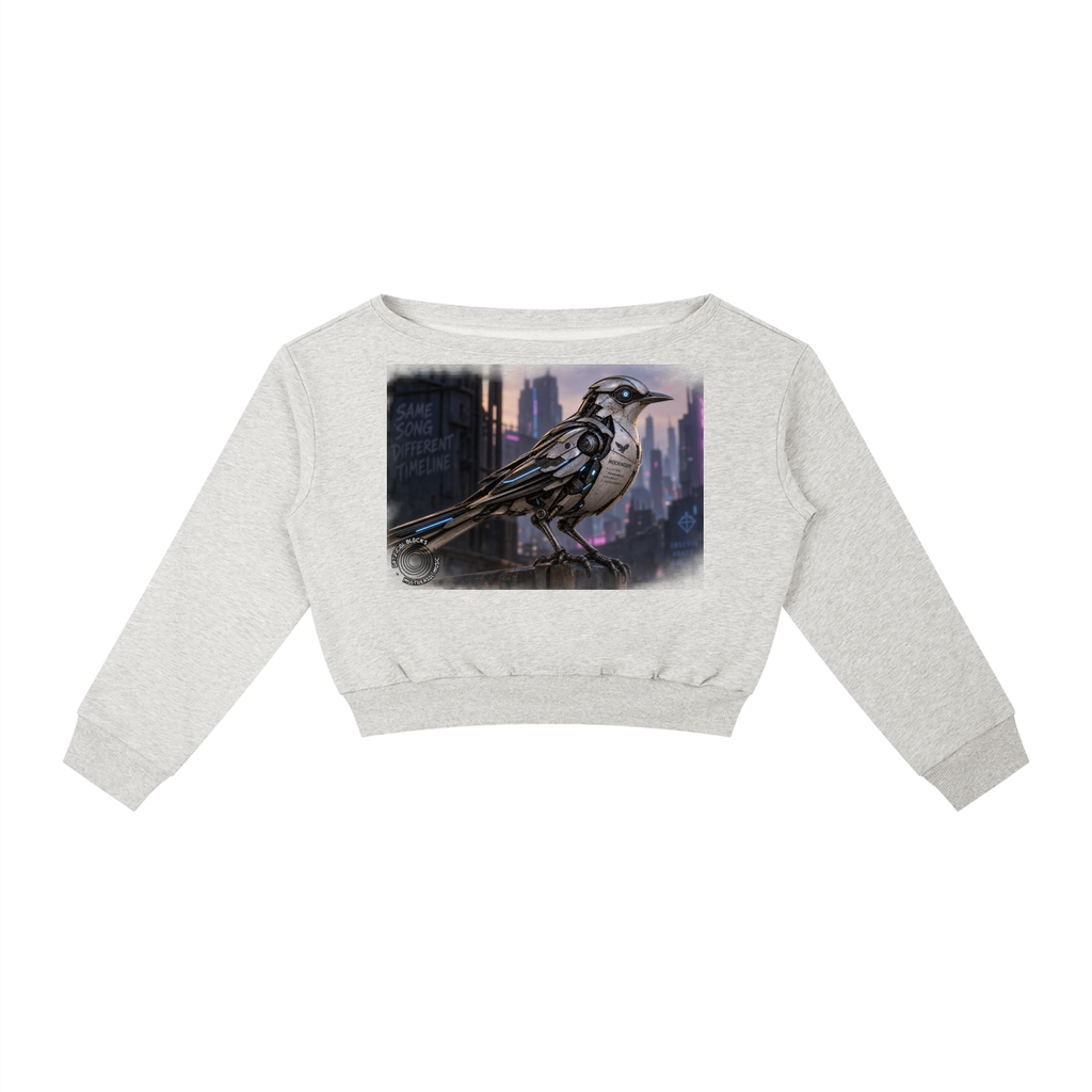 Women's Mechanical Mockingbird Off-Shoulder Sweatshirt