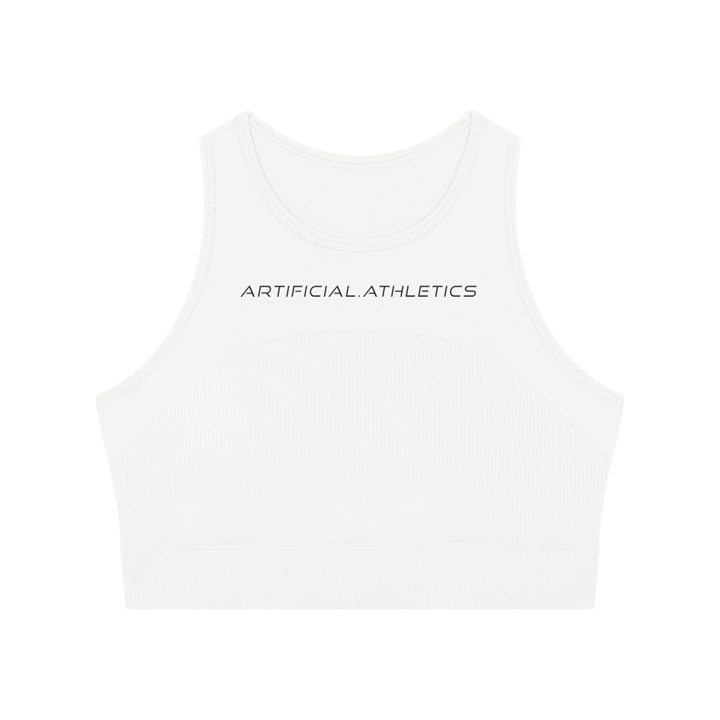 Women’s Artificial Athletics Paneled Crop Yoga Tank Top