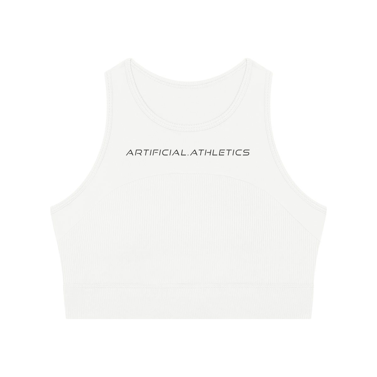 Women’s Artificial Athletics Paneled Crop Yoga Tank Top