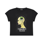 Women's Silicone Skin Cropped T-Shirt