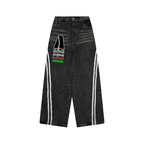 Kid’s Vintage Wash Big A Side Stripe Jeans