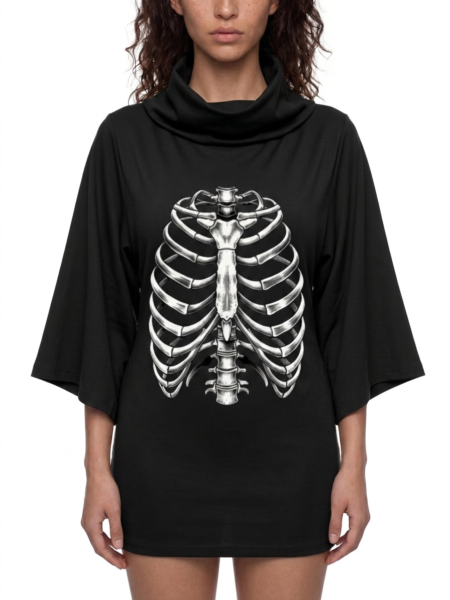 Women’s Turtleneck Batwing T-Shirt