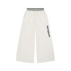 Striped Waist Wide Leg Pants