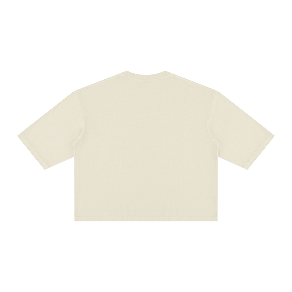 Unisex Vintage Blinged Out Splater Boxy T