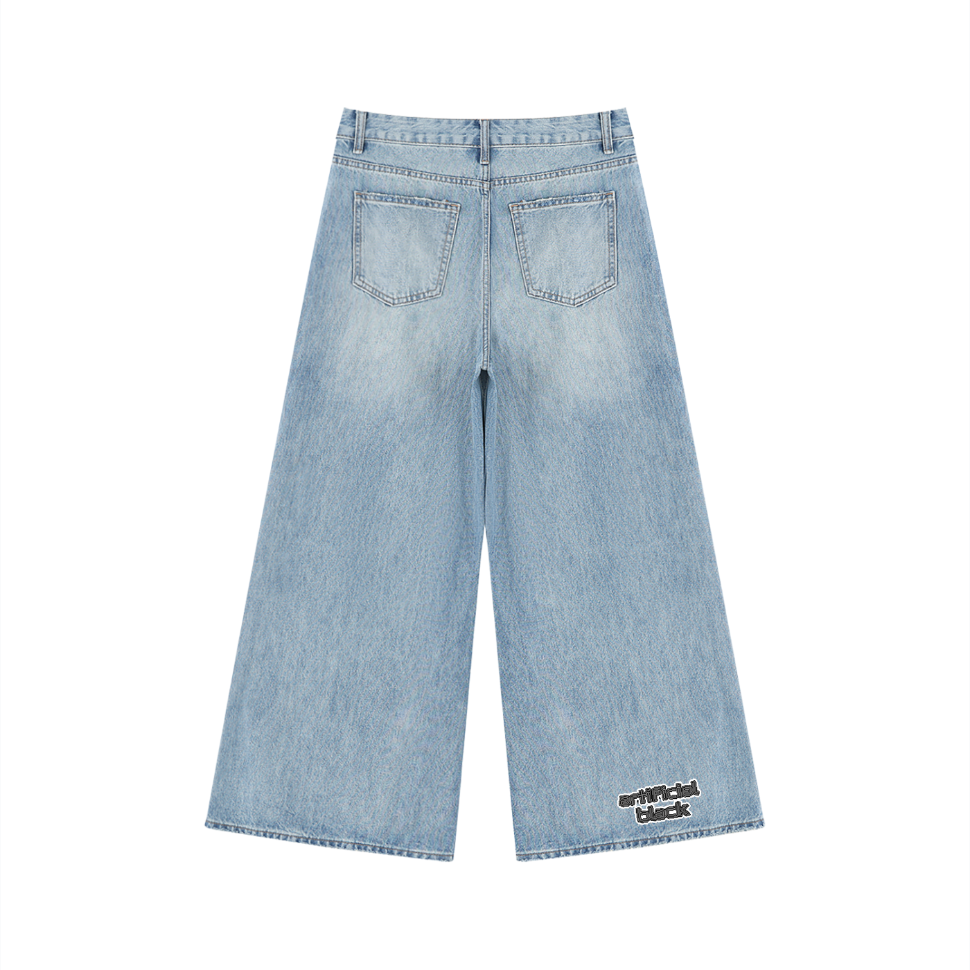 Women's Vintage Washed Antimatter Wide Leg Jeans