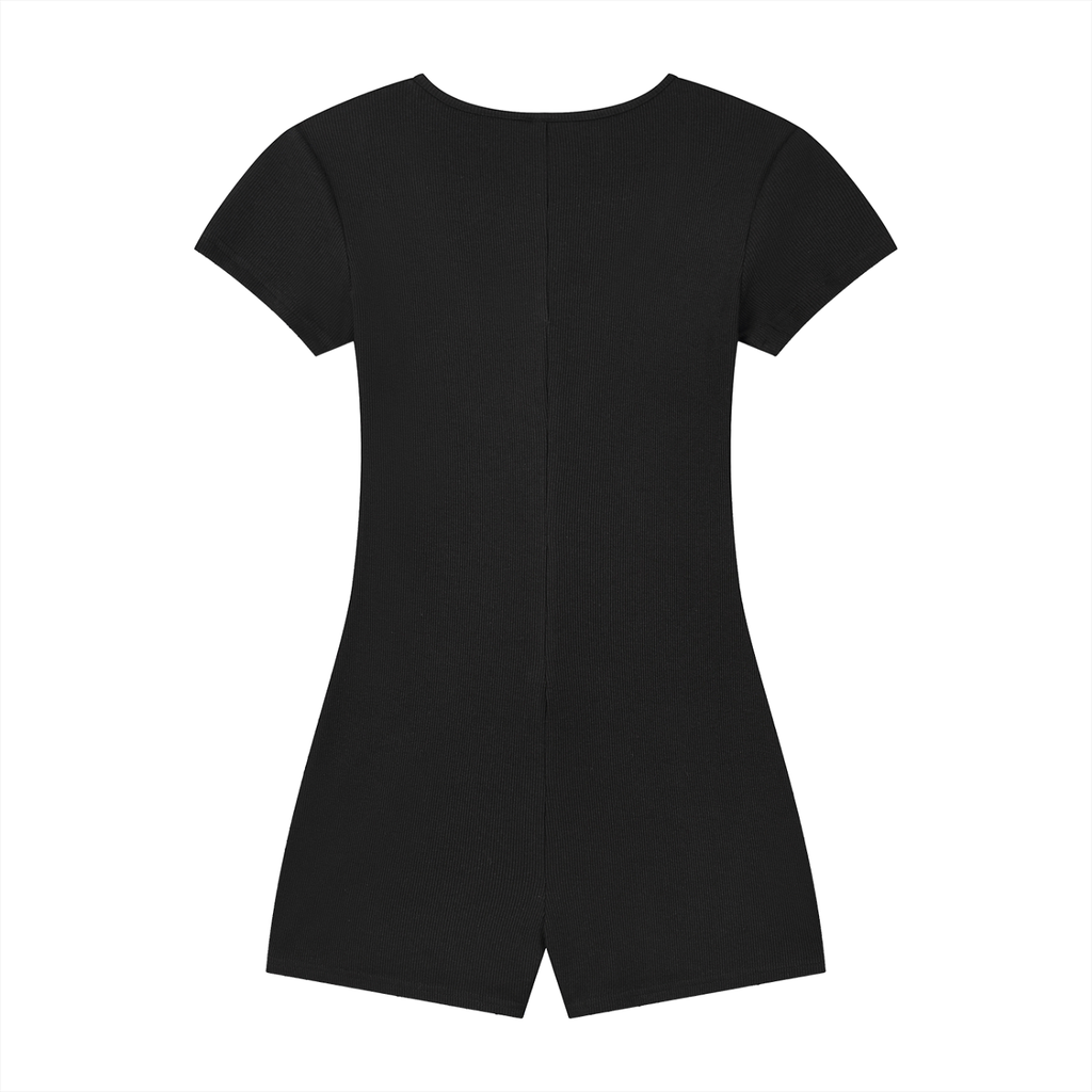 Women's Activated Antimatter Dual-Function Cape Tie-Waist Romper