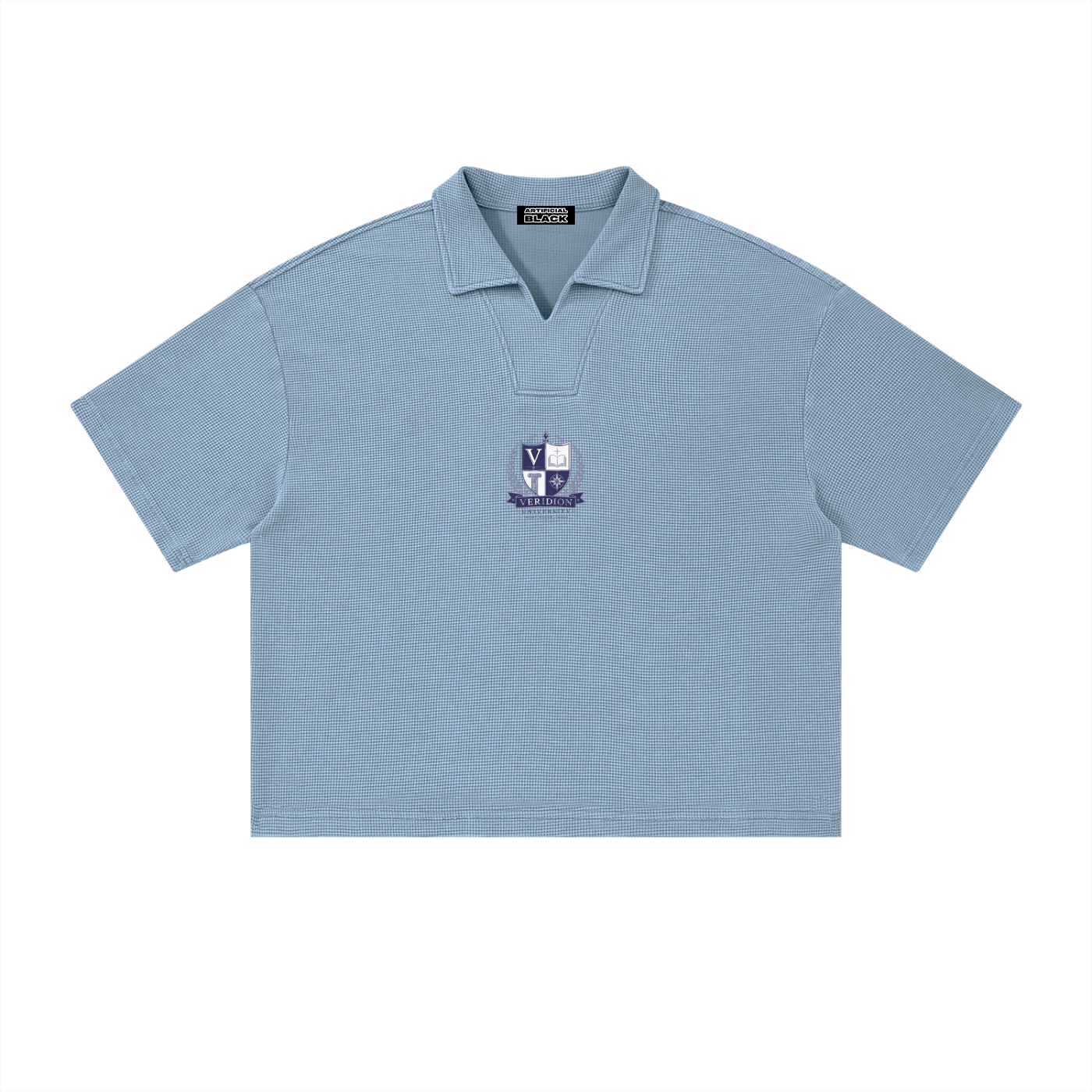 Unisex Veridion University Vintage Wash Waffle Polo