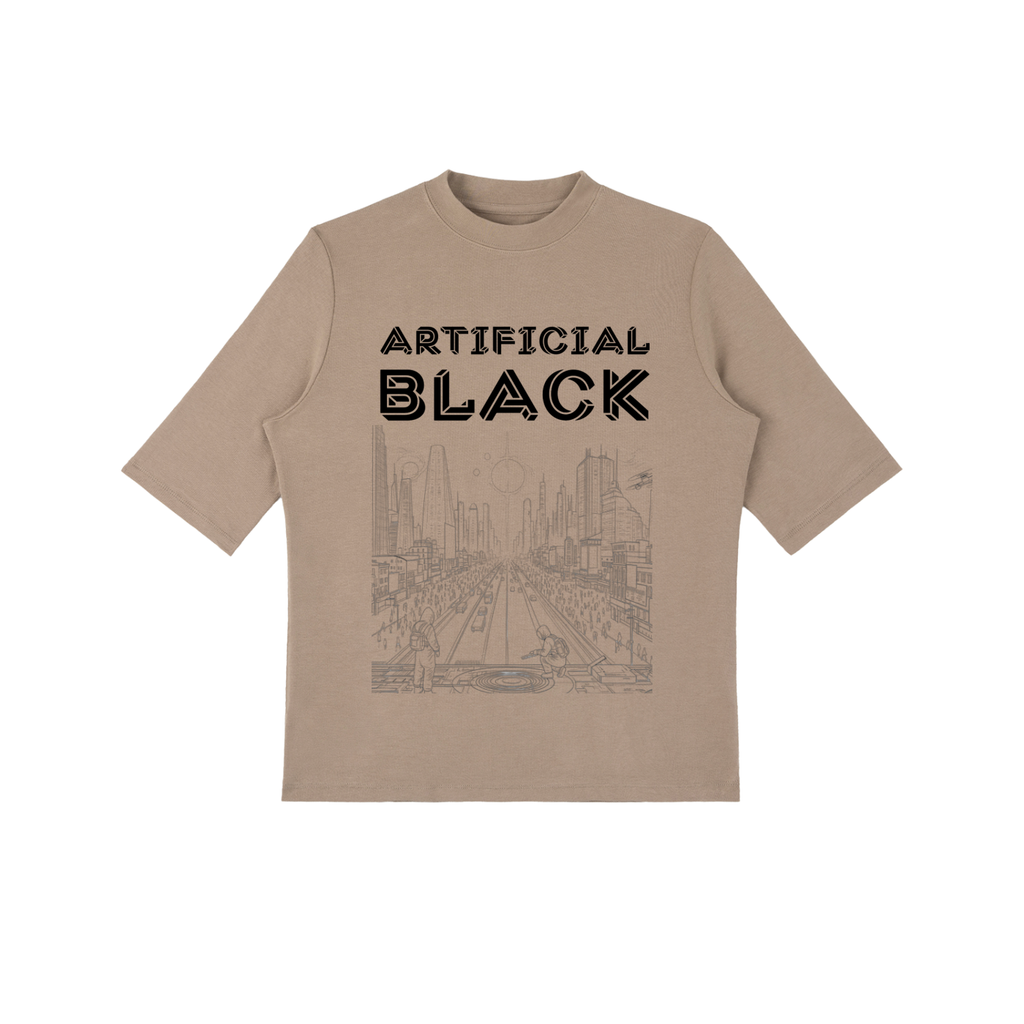 Artificial Neck Short Sleeve T