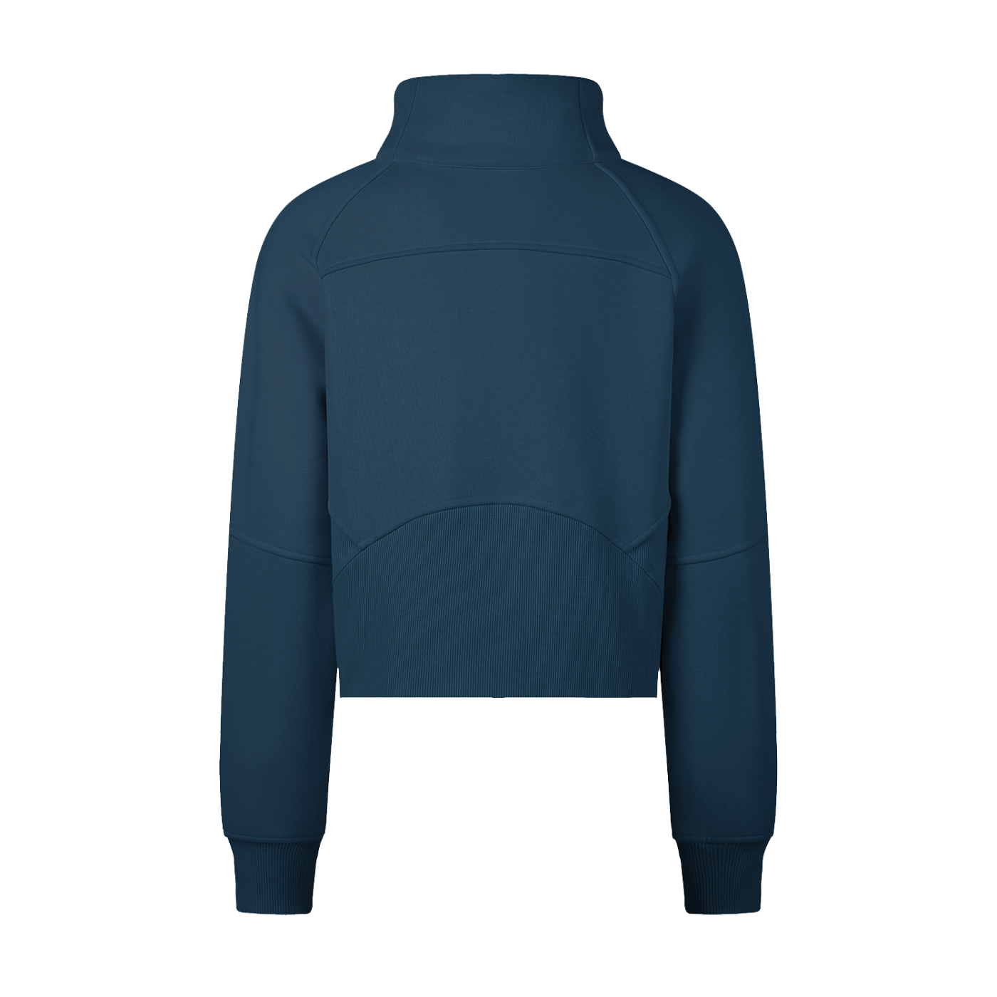 Digital Logo Cropped Half-Zip Sweatshirt