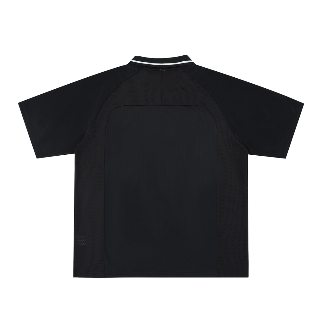 Striped V-Neck Soccer Jersey