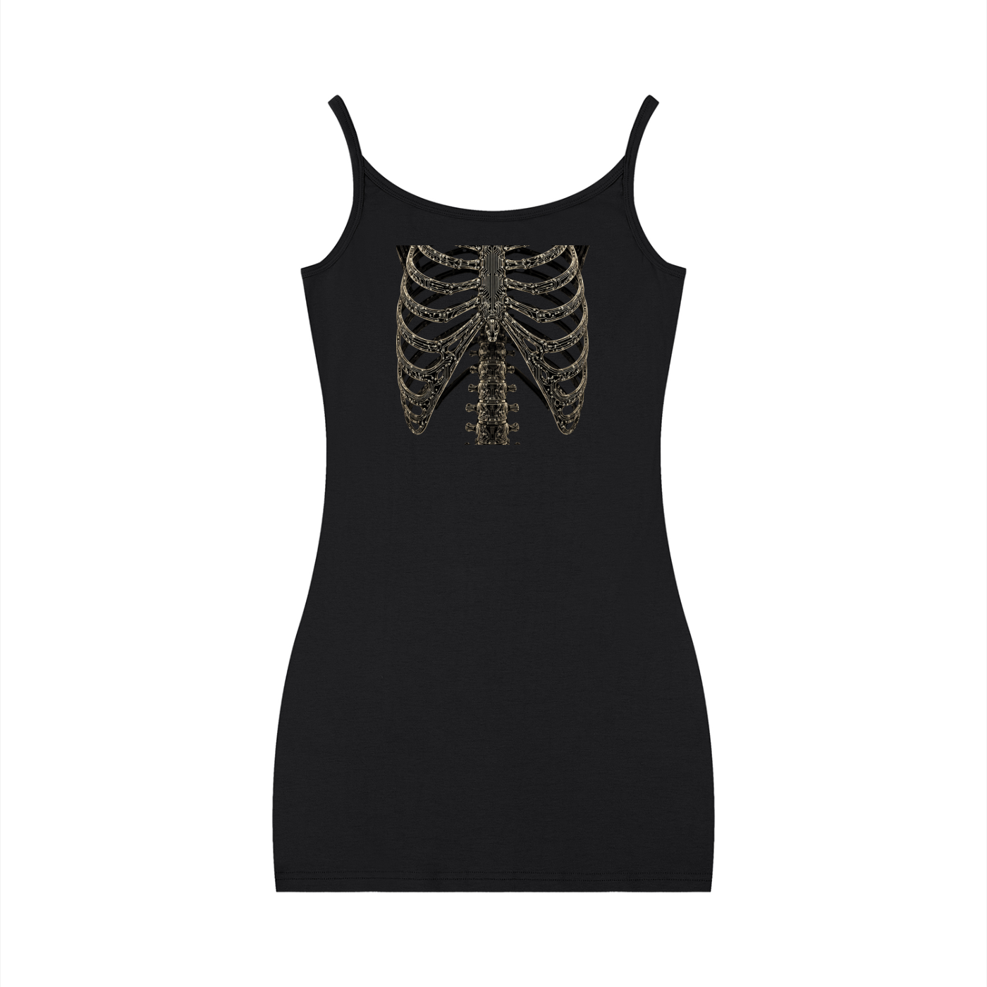 Women's Digital Bones X-Ray Sleeveless Dress