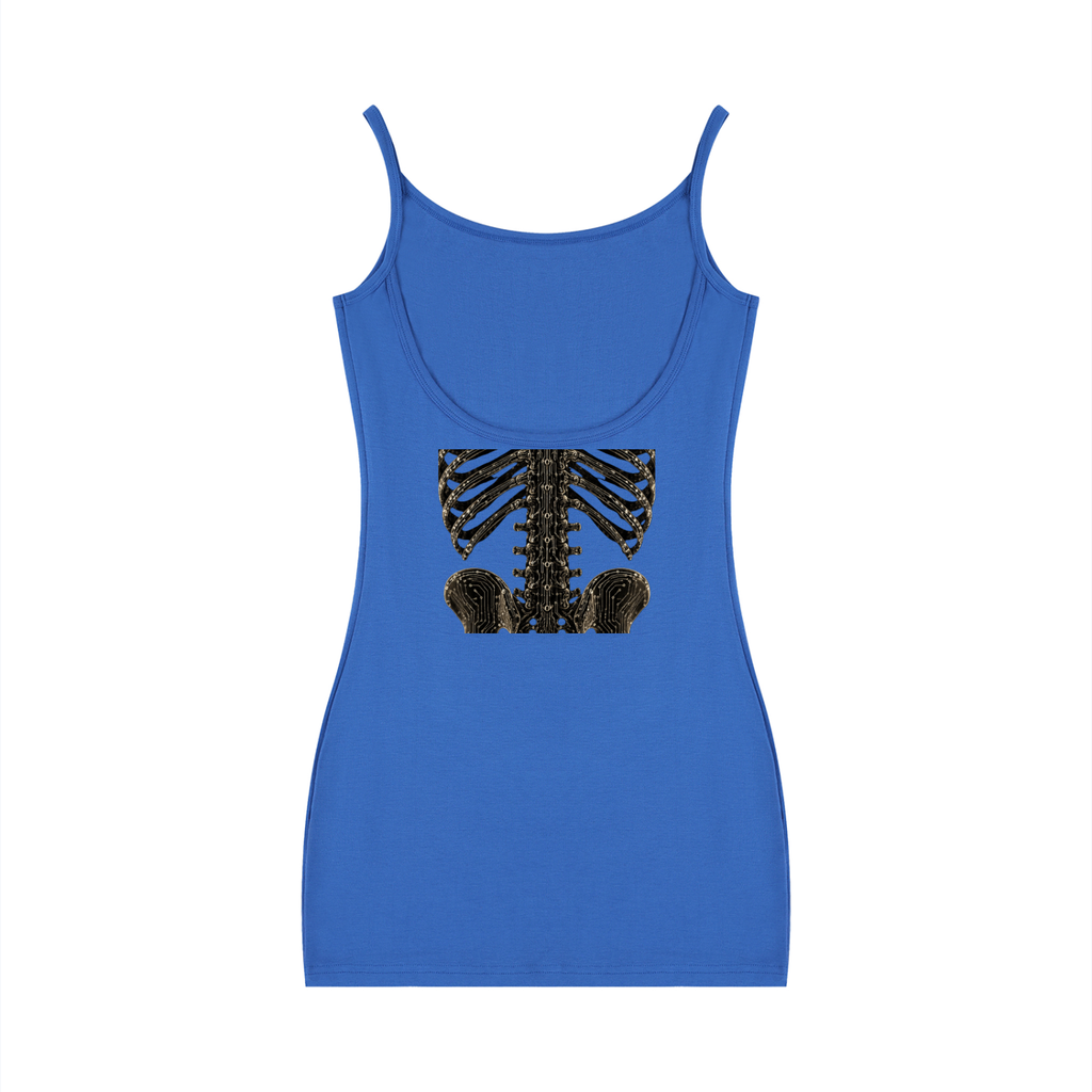 Women's Digital Bones X-Ray Sleeveless Dress